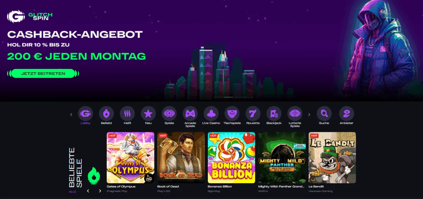 Glitch Spin Online Casino